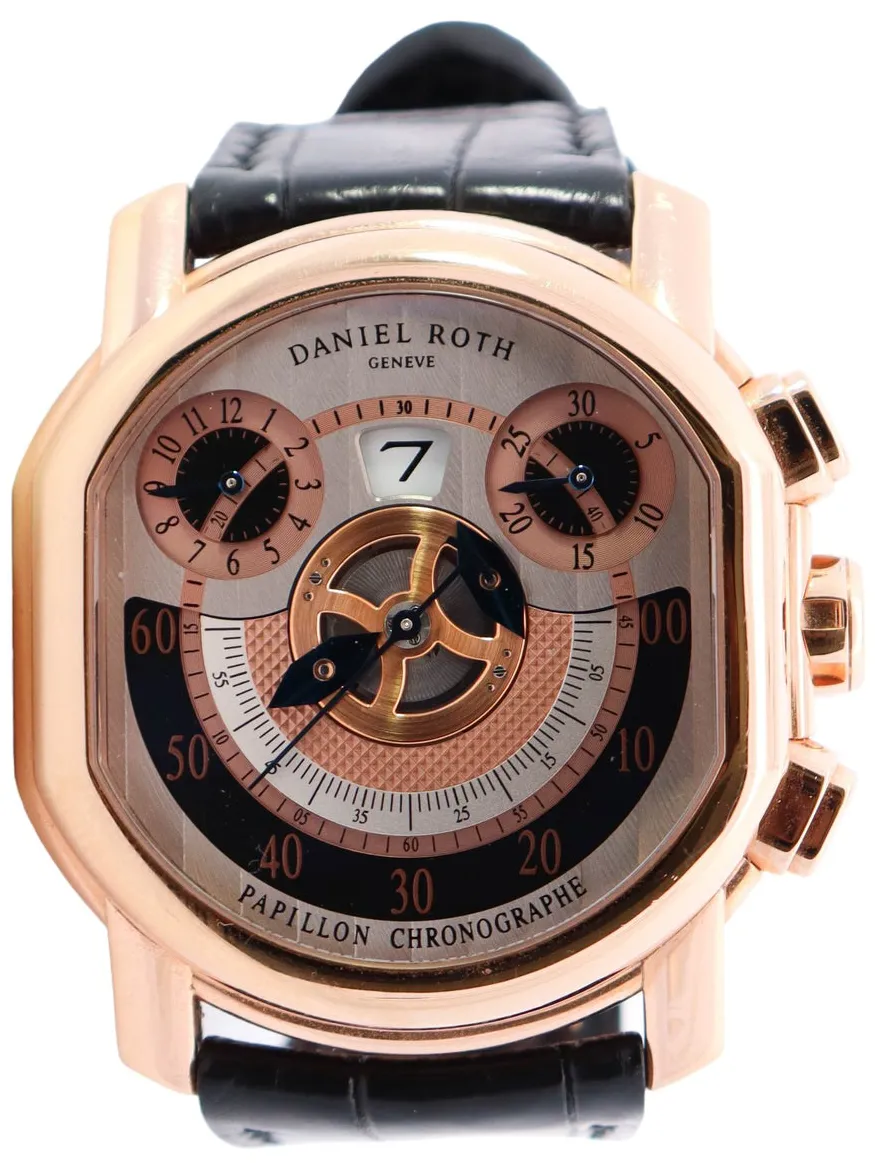 Daniel Roth Papillon 319.Z.50.390.CB.BD 43mm Rose gold and 18k rose gold Silver