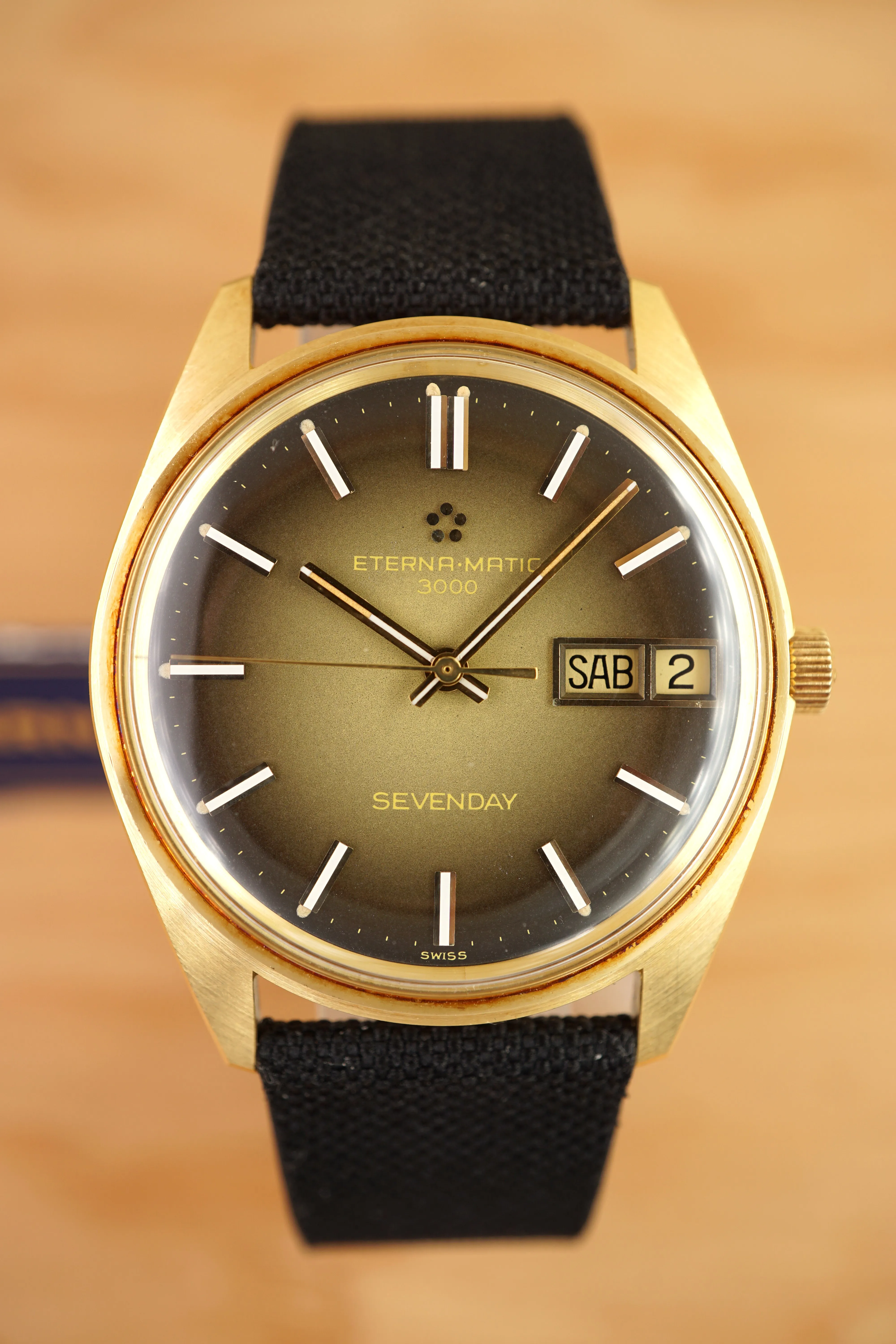 Eterna Eterna-Matic 34mm Yellow gold Brown 10