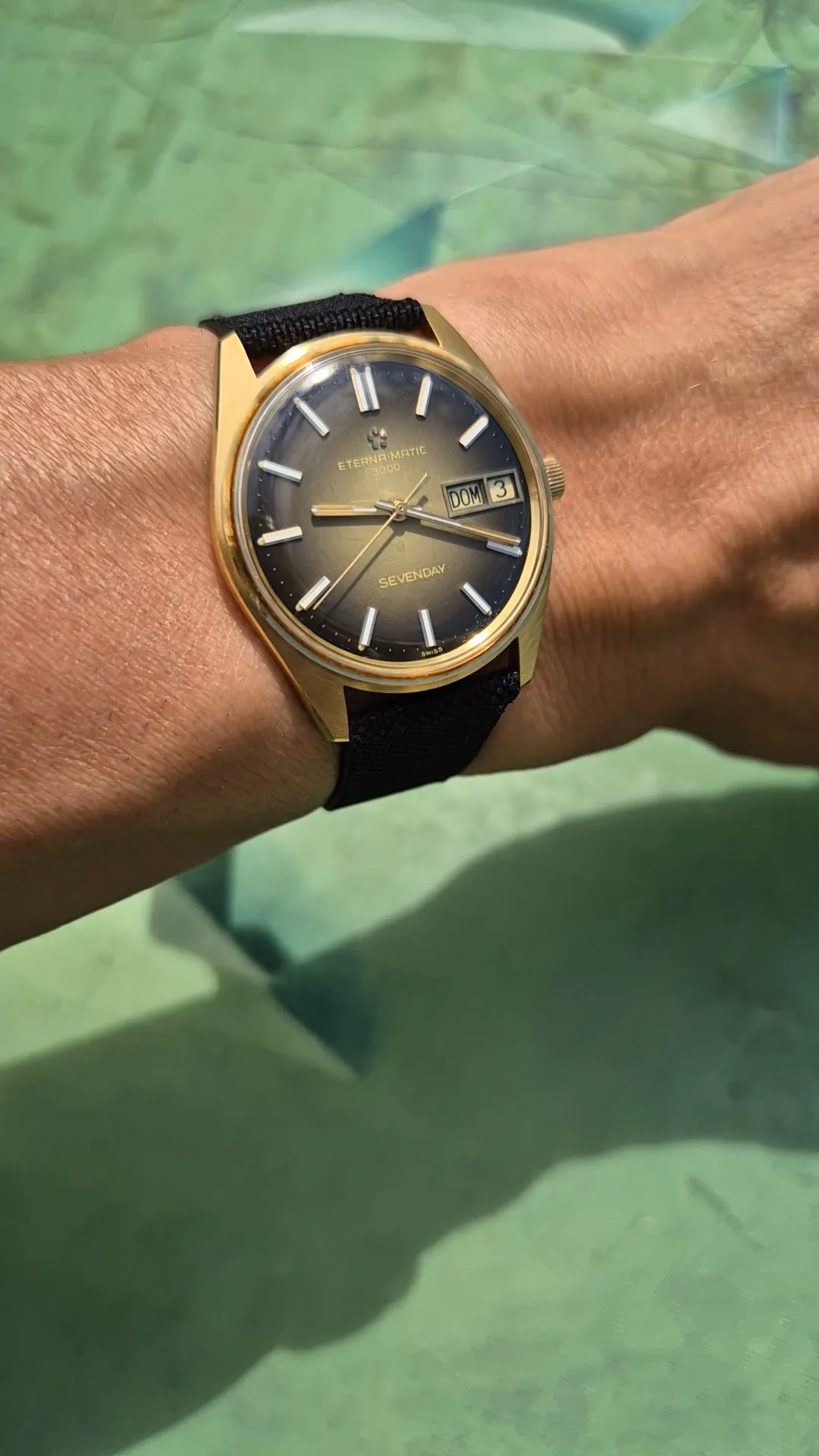 Eterna Eterna-Matic 34mm Yellow gold Brown 7