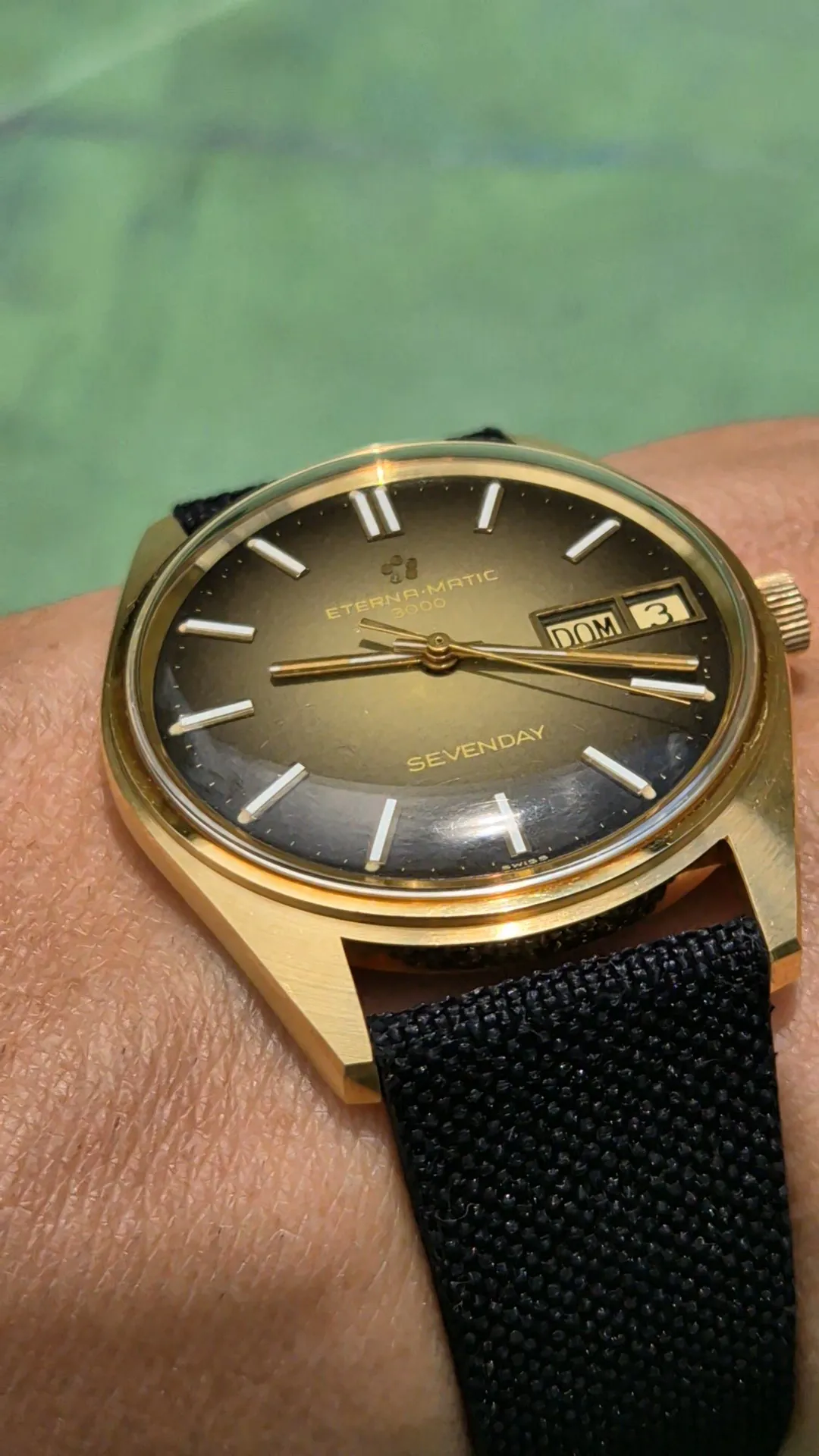 Eterna Eterna-Matic 34mm Yellow gold Brown 13