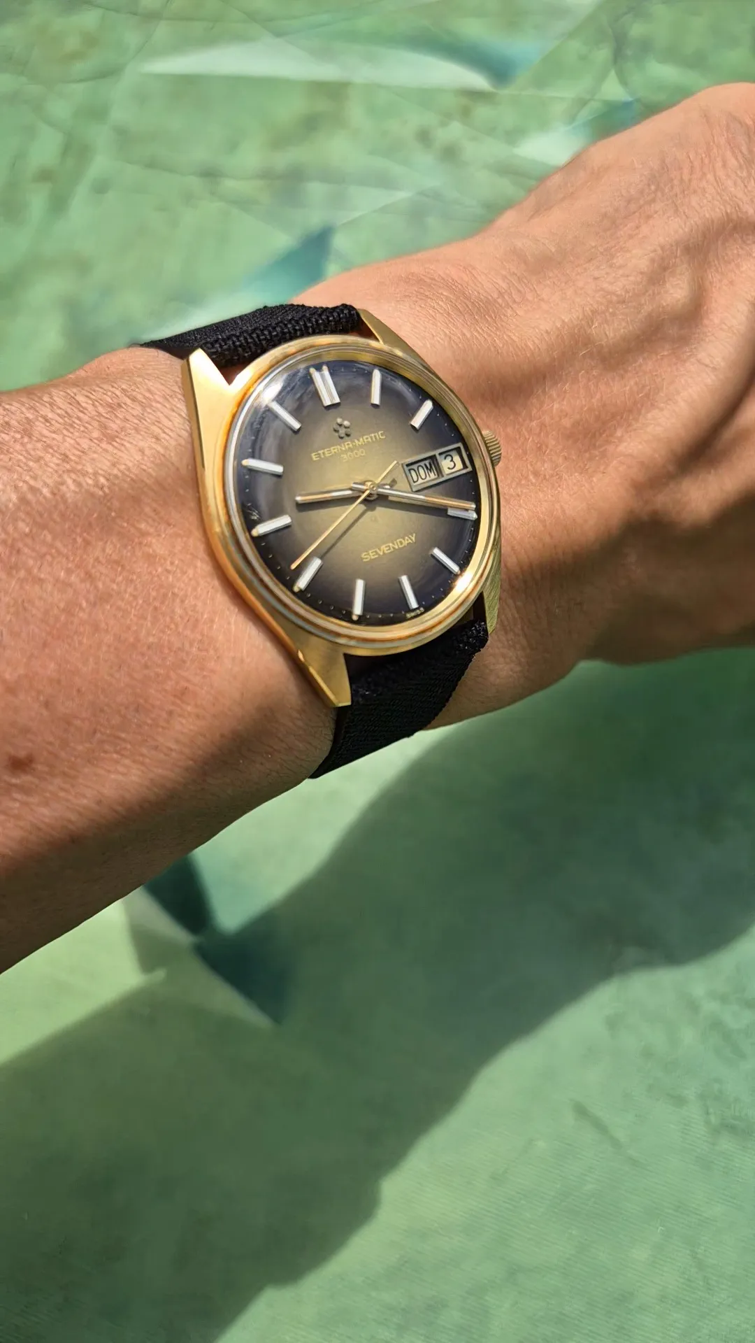 Eterna Eterna-Matic 34mm Yellow gold Brown 8