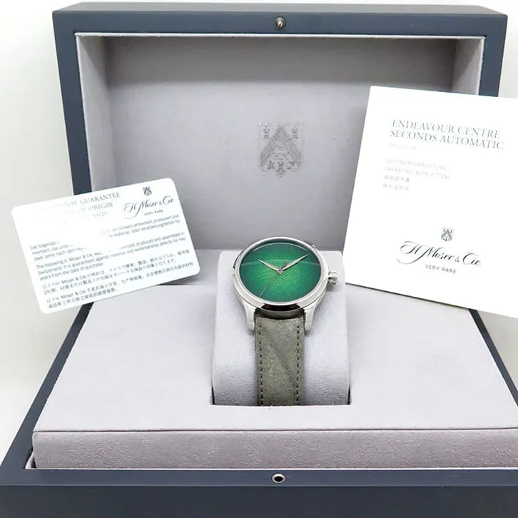 H. Moser & Cie. Endeavour 1200-1233 40mm Stainless steel Green 5