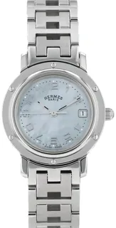 Hermès Clipper Hermes - CL4.210 Stainless steel White