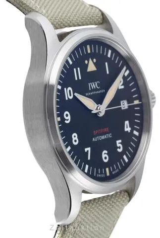 IWC Pilot IW326803 39mm Stainless steel Green 4