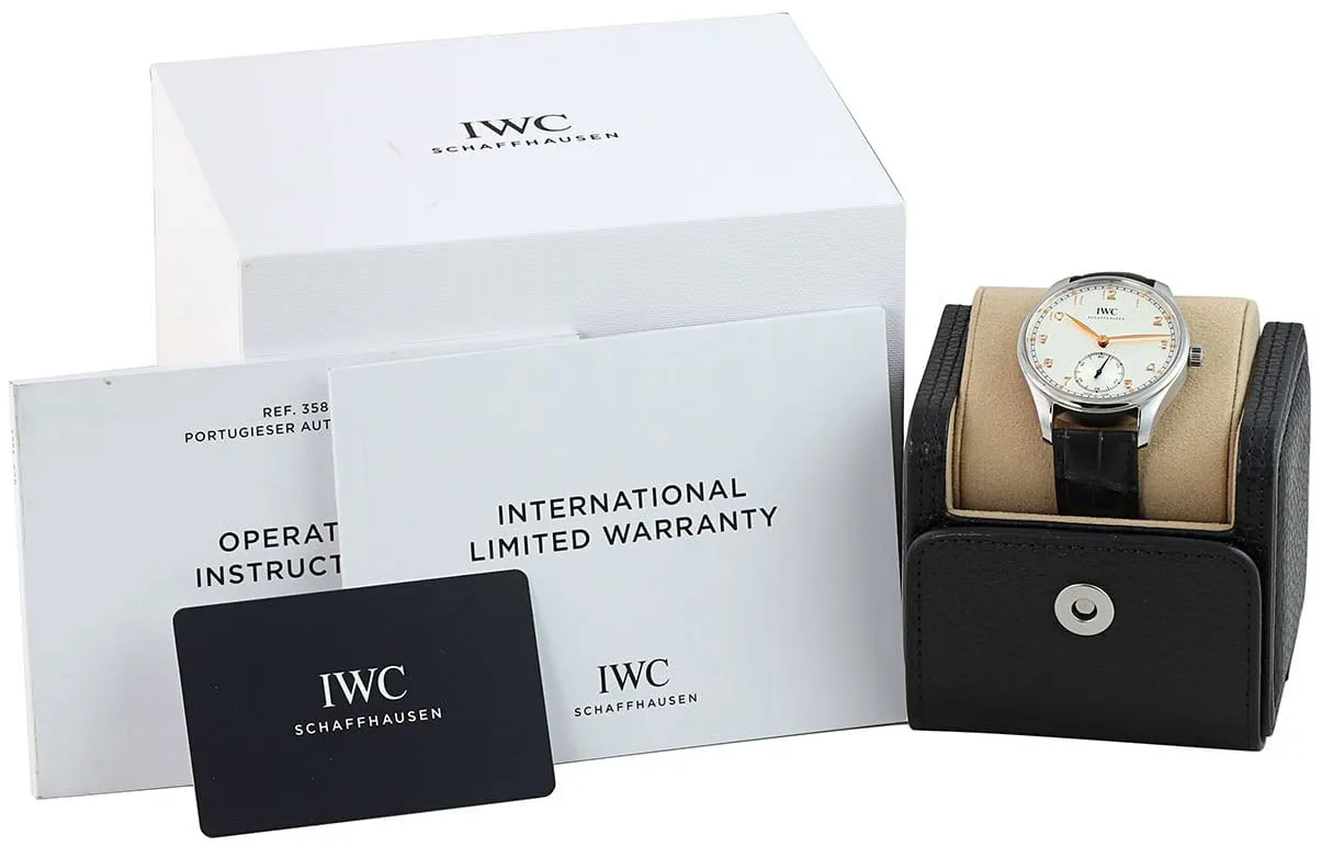 IWC Portugieser IW358303 40.5mm Stainless steel Silver 6