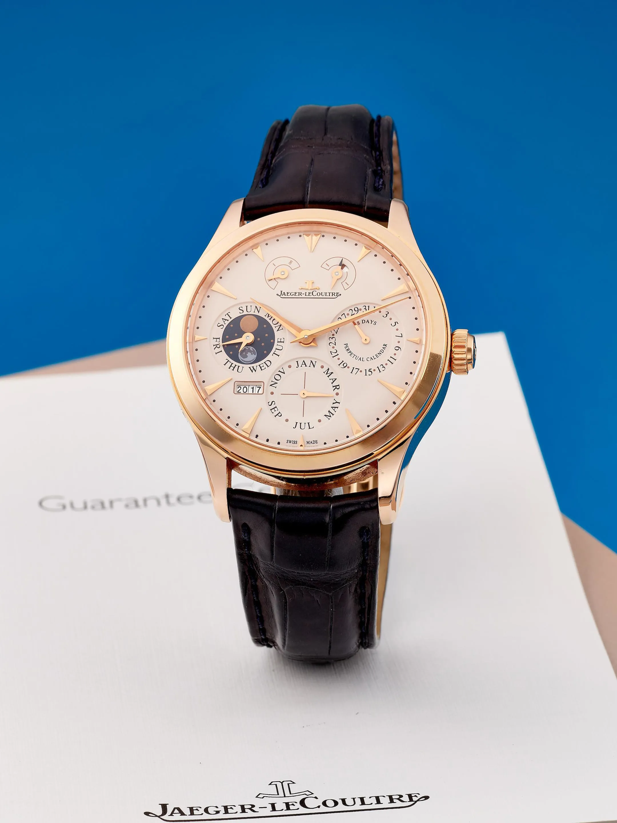 Jaeger-LeCoultre Master Eight Days Q1612420 40mm Rose gold Ivory