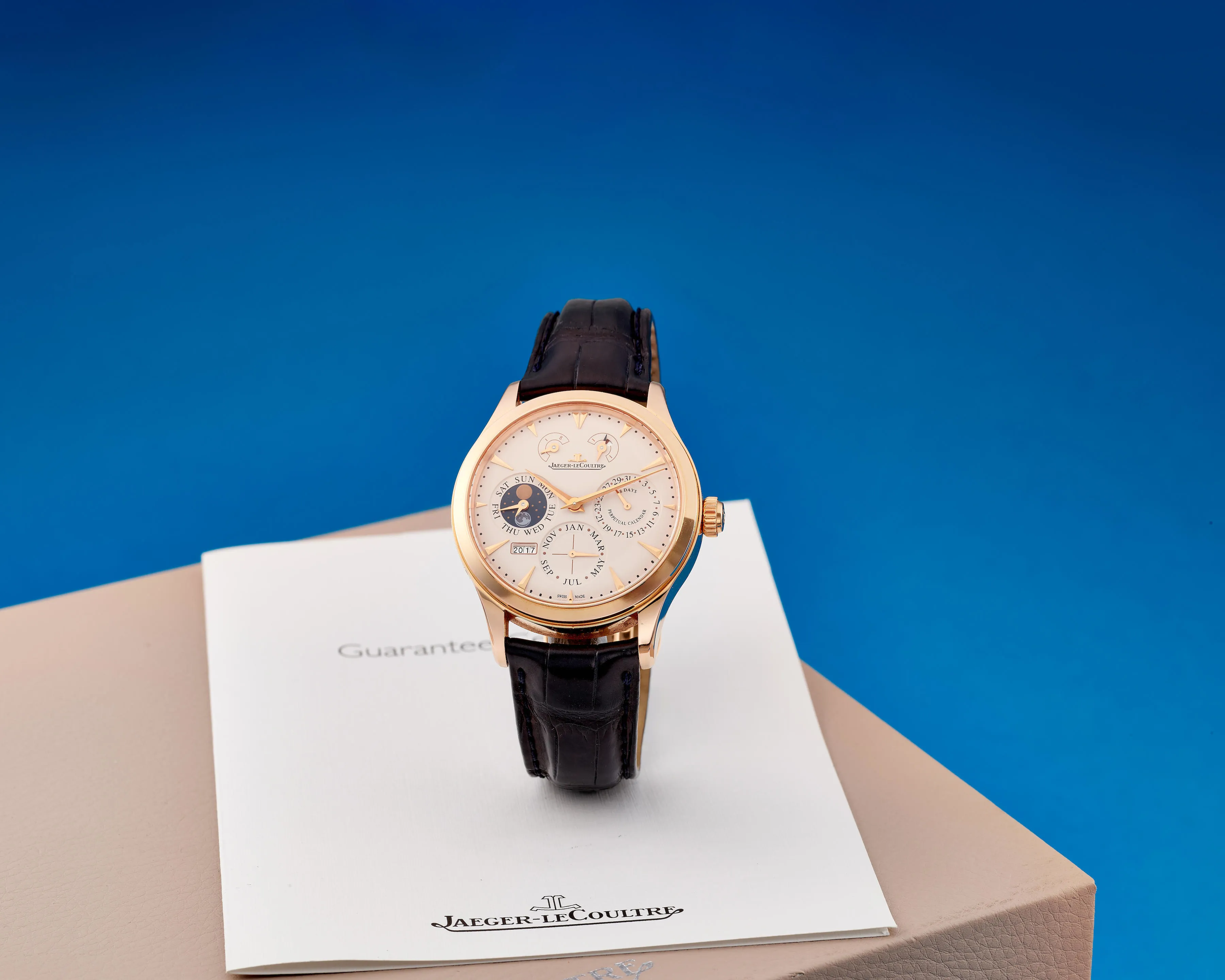 Jaeger-LeCoultre Master Eight Days Q1612420 40mm Rose gold Ivory 4