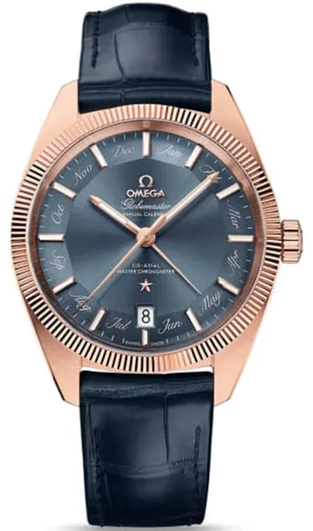 Omega Globemaster 130.53.41.22.03.001 41mm Rose gold Blue