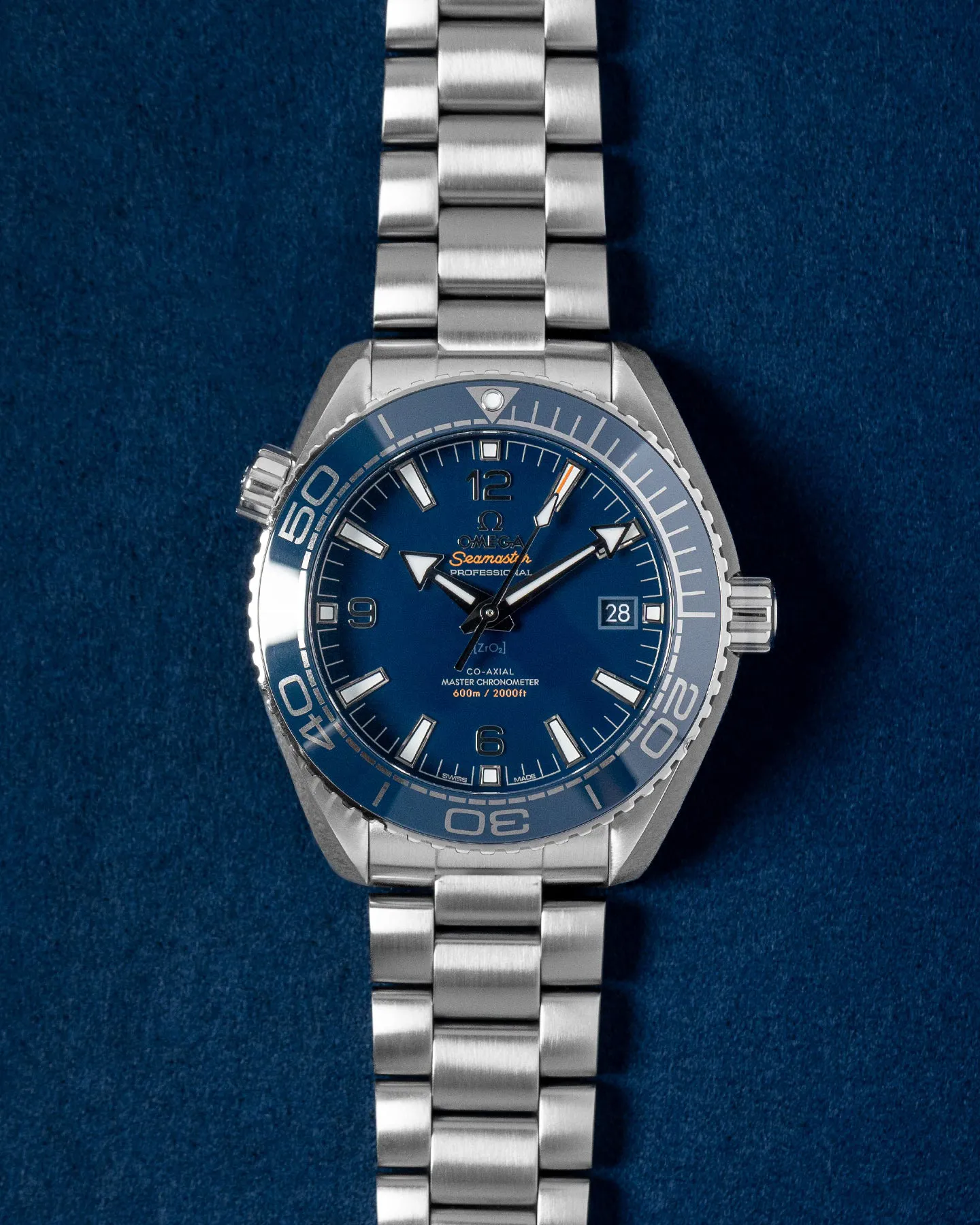 Omega Seamaster Planet Ocean 215.30.44.21.03.001 43.5mm Stainless steel Blue