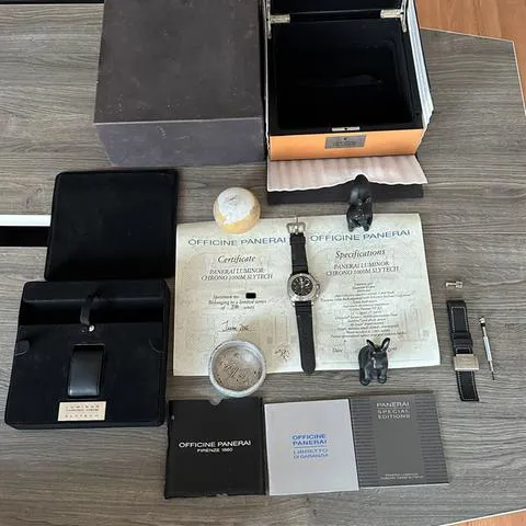 Panerai Luminor Submersible 1950 Chrono Slytech PAM 00202 47mm Titanium Black 7