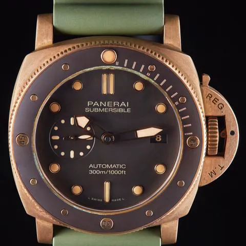 Panerai Submersible PAM 00968 47mm Bronze Brown