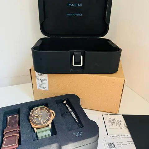 Panerai Submersible PAM 00968 47mm Bronze Brown 2