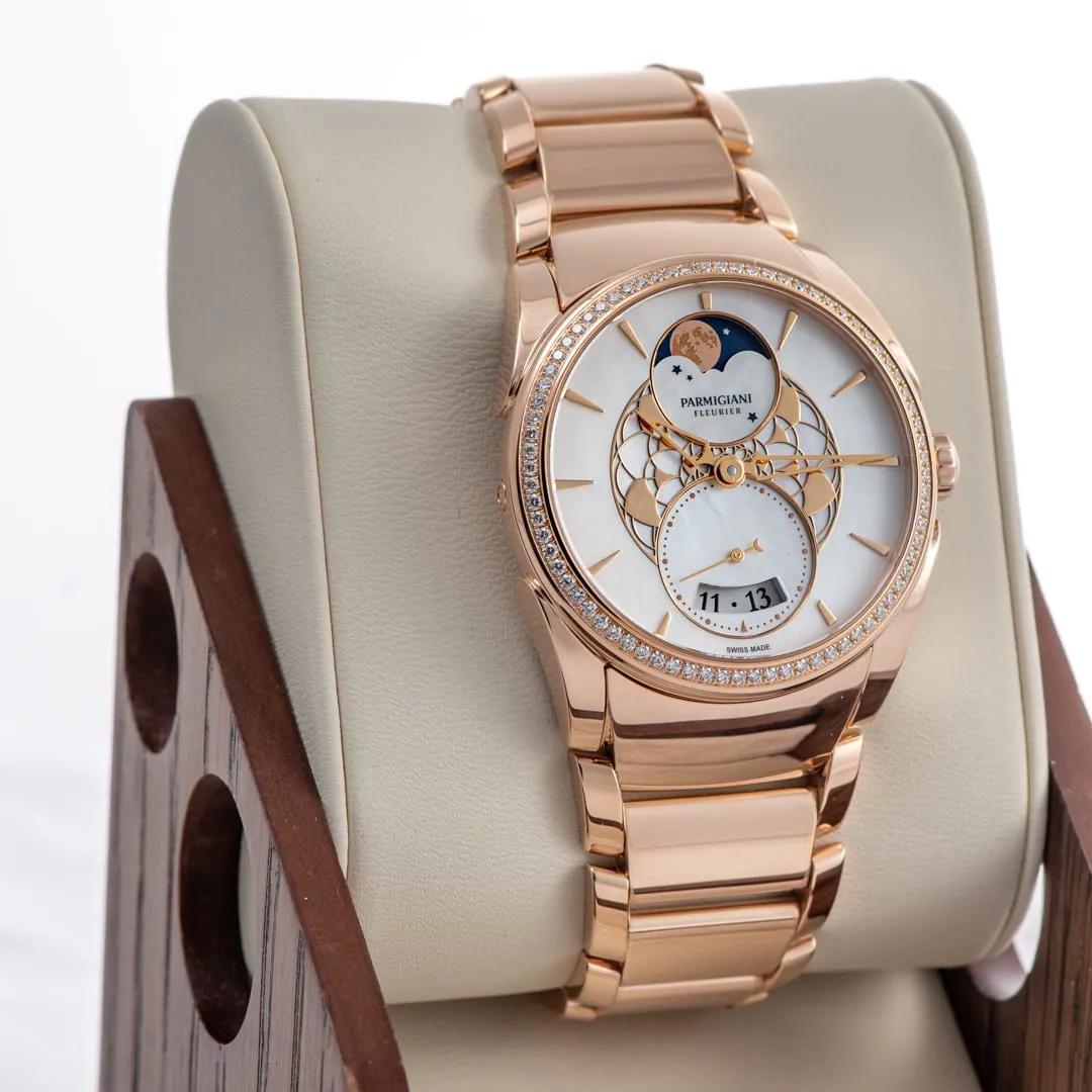 Parmigiani Fleurier Tonda PFC283-1063300-B10002 33.5mm Rose gold Mother-of-pearl