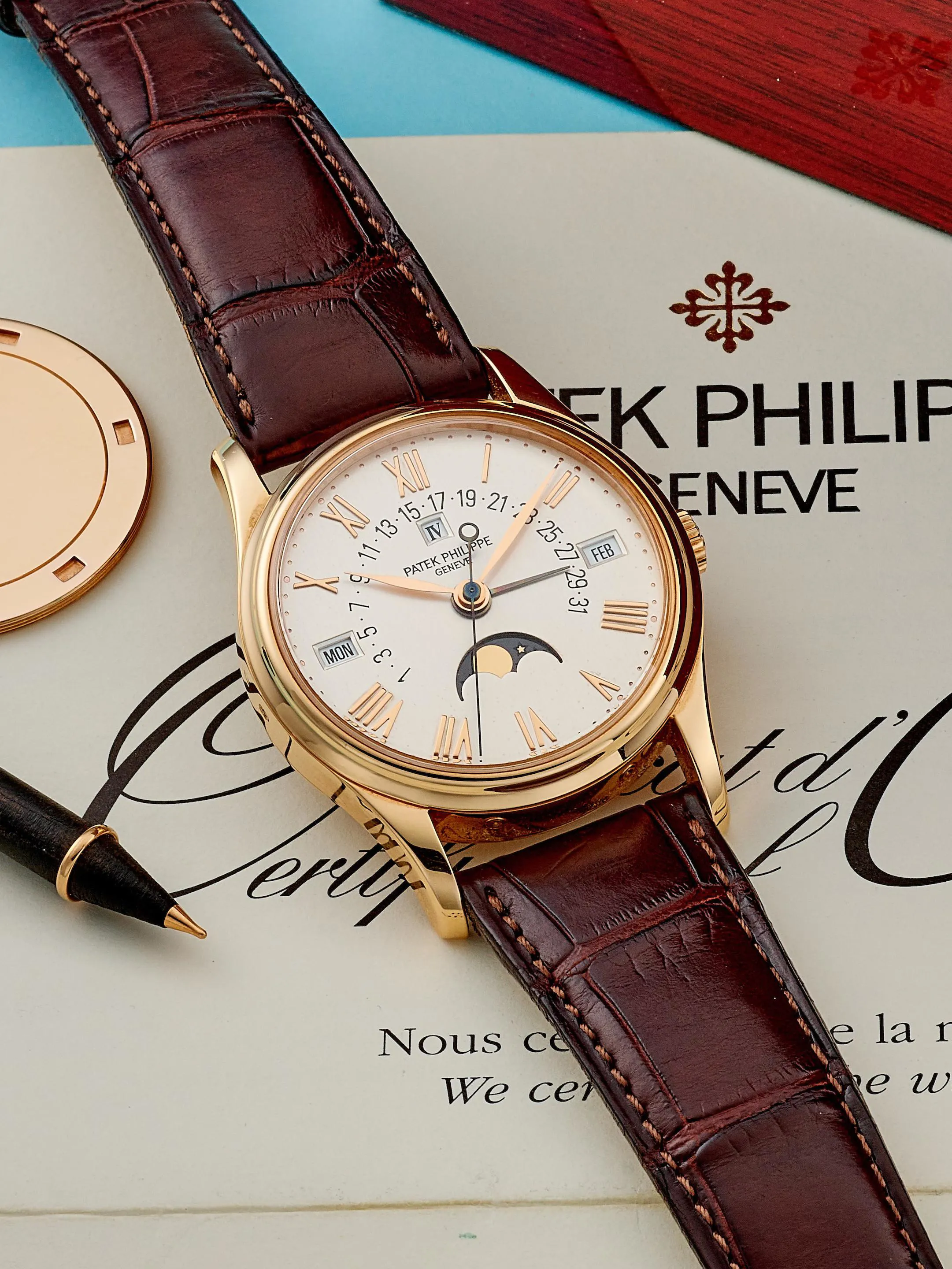 Patek Philippe Perpetual Calendar 5050R 36mm Rose gold White