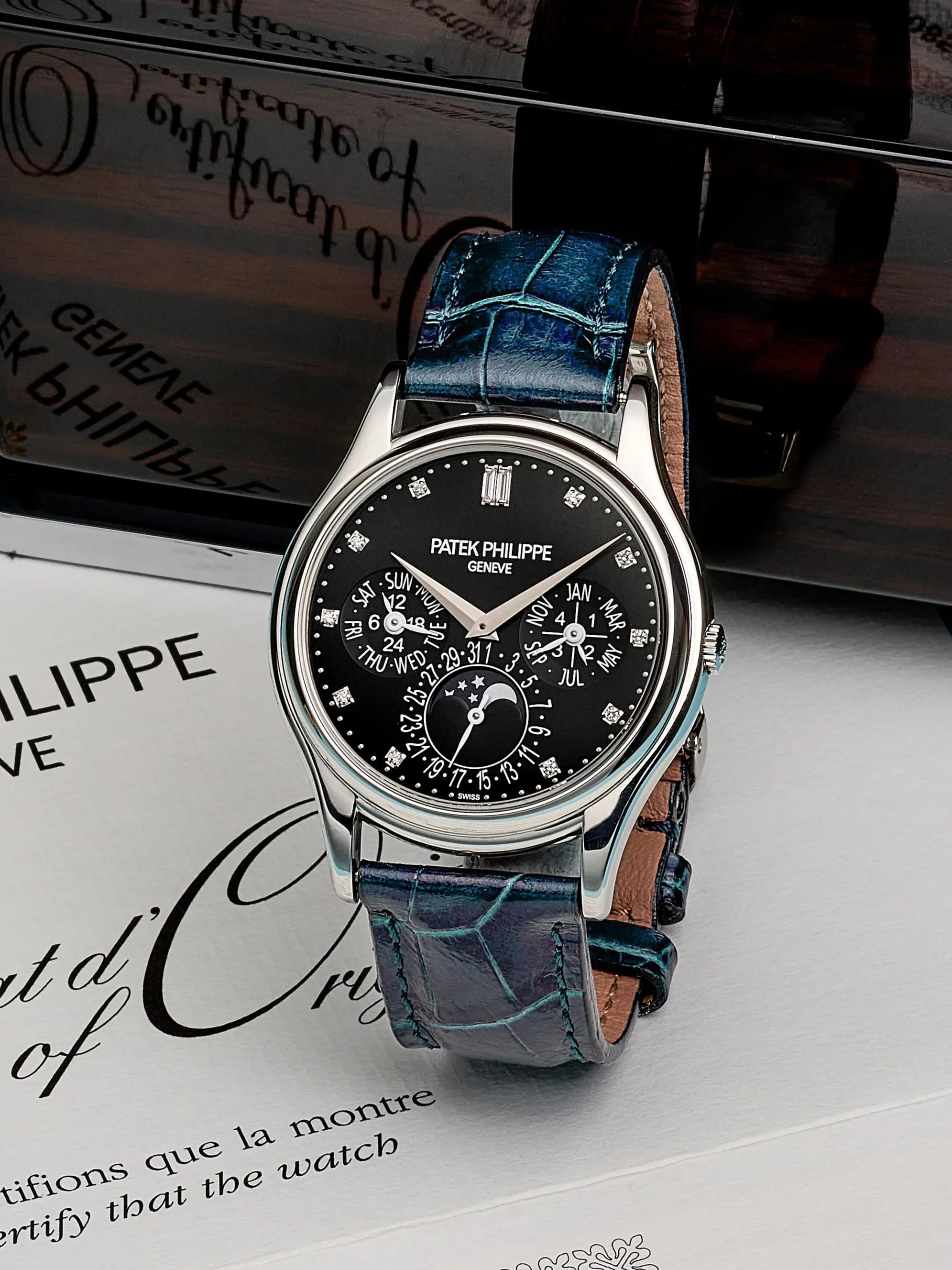 Patek Philippe Perpetual Calendar 5140P-013 38mm Platinum Black 1