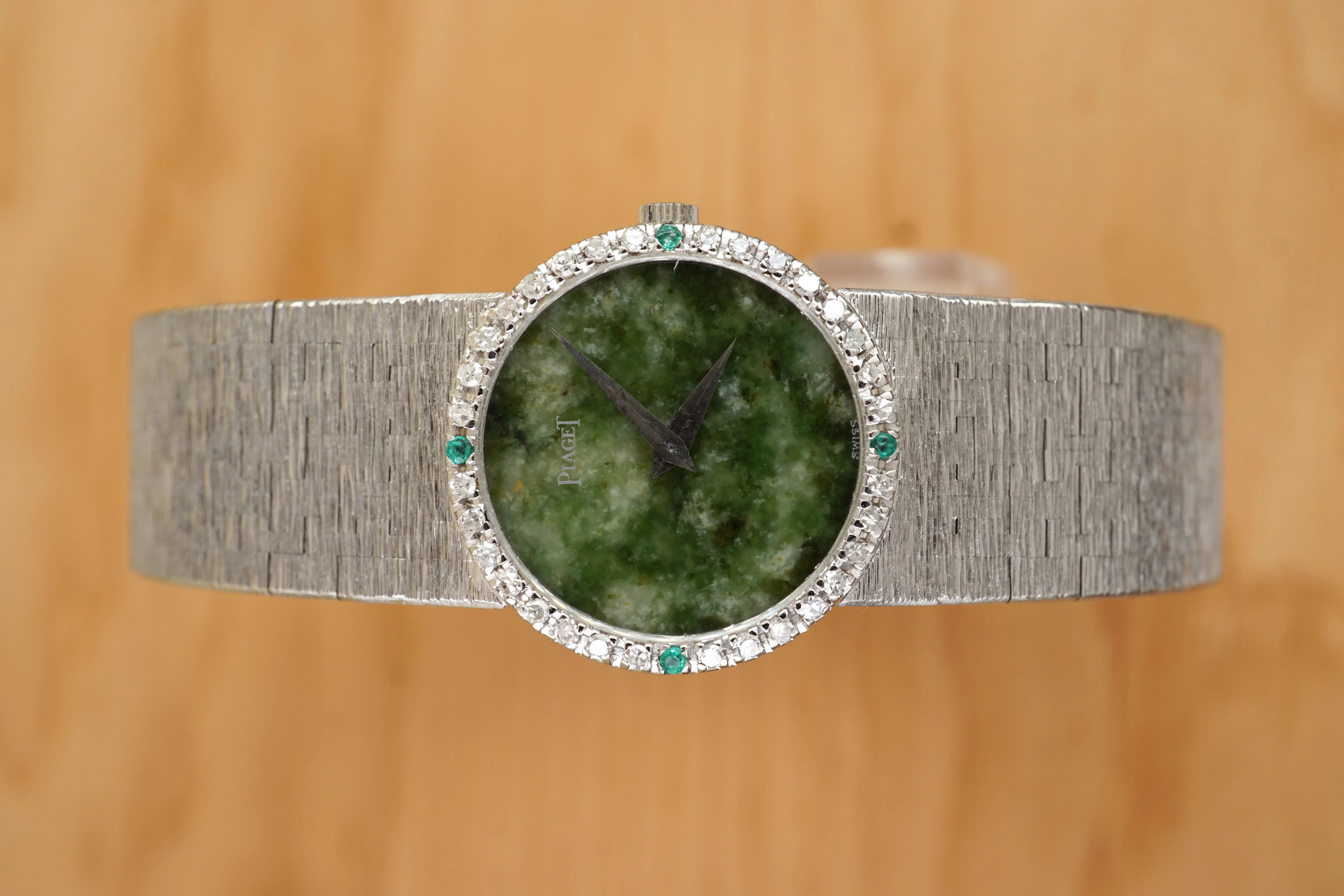 Piaget Limelight 9706 24mm White gold Green