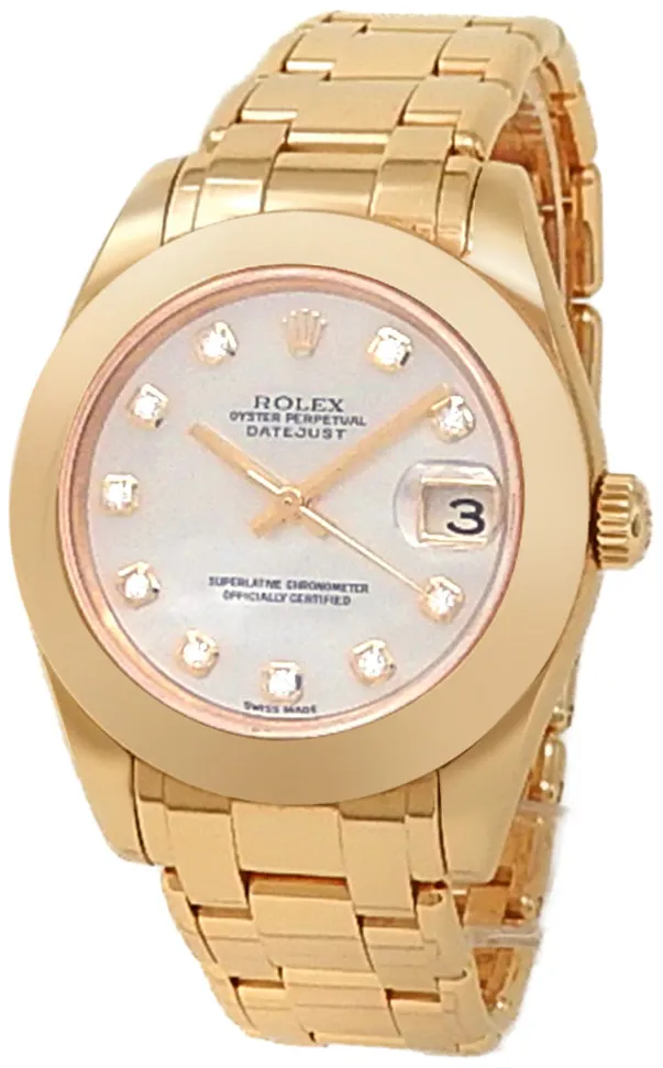 Rolex Datejust 31 81208 34mm Yellow gold and 18k yellow gold Mother-of-pearl