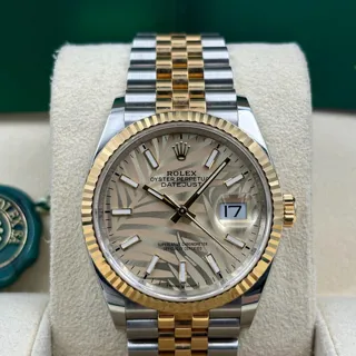 Rolex Datejust 126233-0037 36mm Yellow gold and Stainless steel Champagne