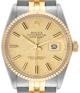 Rolex Datejust 36 16013 Yellow gold Champagne