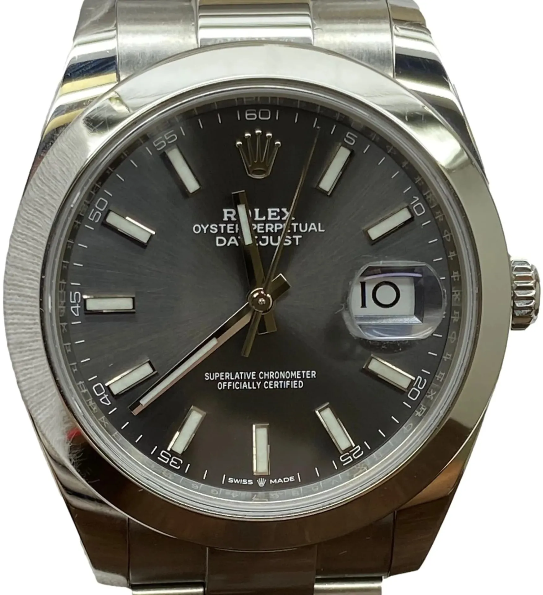 Rolex Datejust 41 126300-0007 41mm Oystersteel Gray