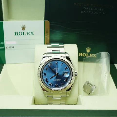 Rolex Datejust II 116334 41mm Stainless steel Blue 1