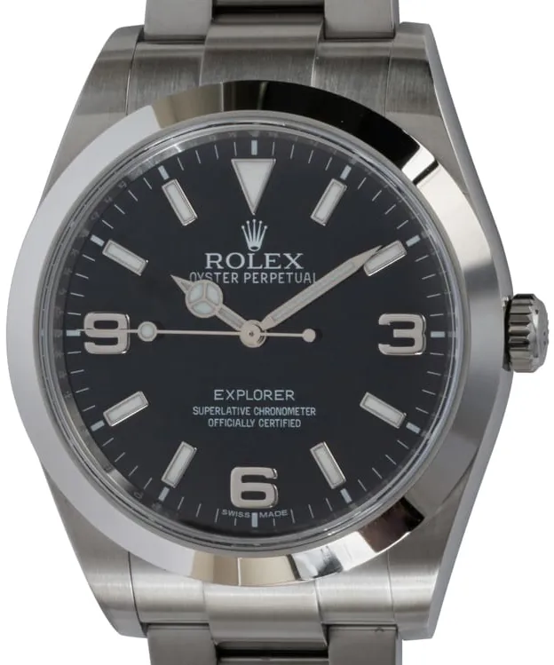 Rolex Explorer 214270-0001 39mm Stainless steel Black