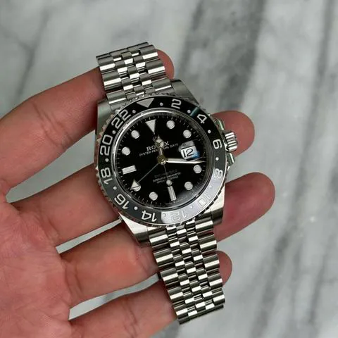 Rolex GMT-Master II 126710GRNR 40mm Stainless steel Black