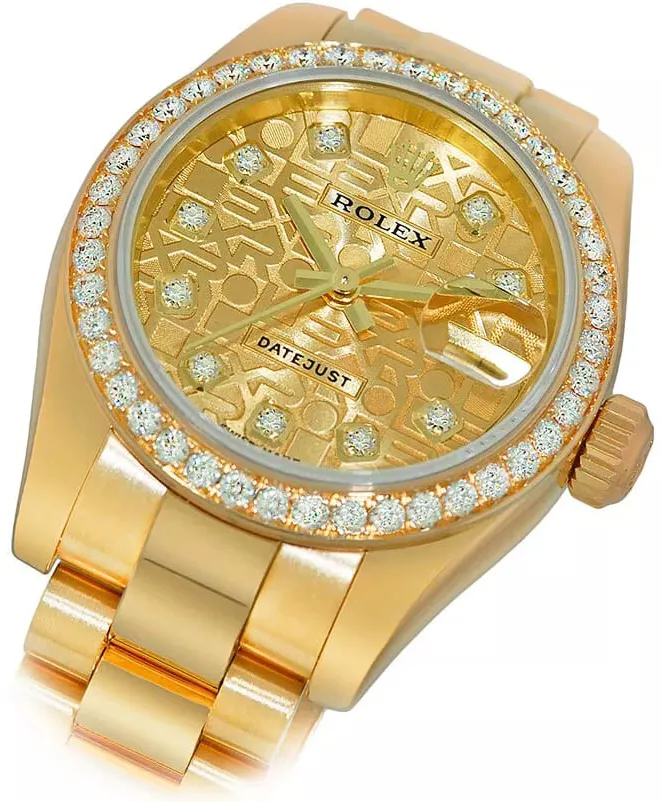 Rolex Lady-Datejust 179138 26mm Yellow gold Champagne 1