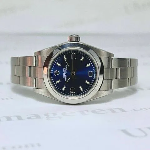 Rolex Oyster Perpetual 76080 24mm Stainless steel Blue