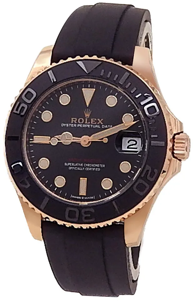 Rolex Yacht-Master 37 268655 37mm Everose gold Black