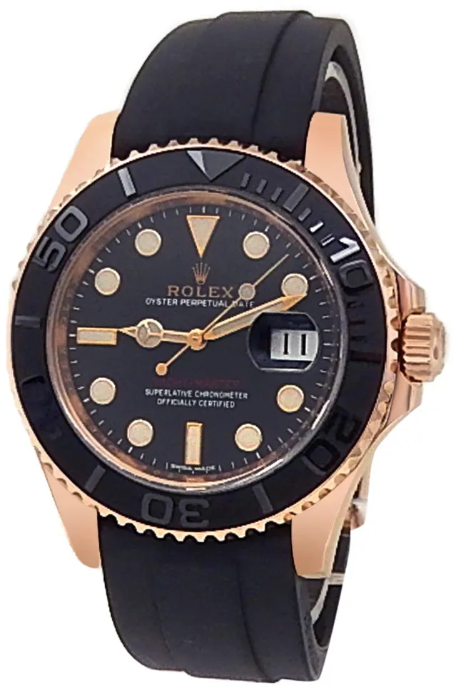 Rolex Yacht-Master 40 116655 40mm Rose gold and 18k rose gold Black