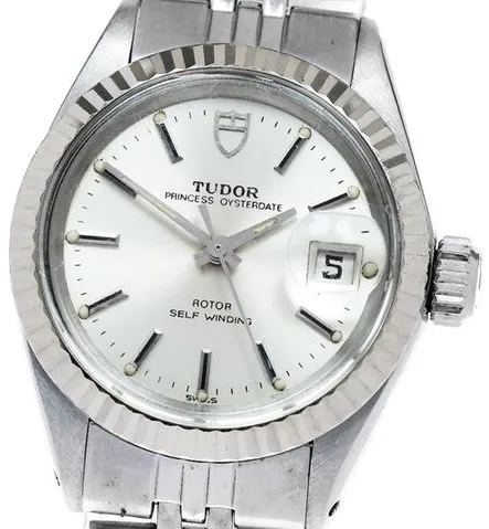 Tudor Prince Date 92414 25mm Silver Silver