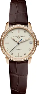 Ulysse Nardin Classico 8106-116B-2/990 31mm Stainless steel Beige