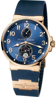 Ulysse Nardin Marine Chronometer 41mm 266-66-3/623 Rose gold Blue