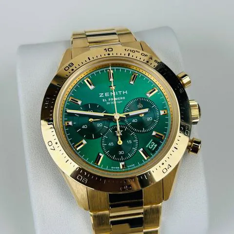 Zenith Chronomaster Sport 30.3100.3600/56.M3100 41mm Yellow gold Green