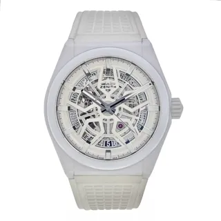 Zenith Defy 49.9002.670/01.R792 Ceramic Silver