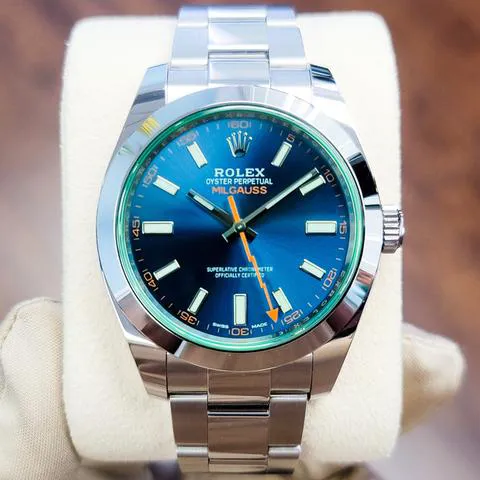 Rolex Milgauss 116400 40mm Stainless steel Blue