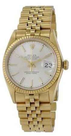 Rolex Datejust 36 16018 36mm Yellow gold Silver