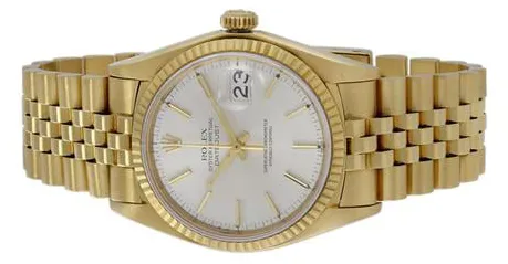 Rolex Datejust 36 16018 36mm Yellow gold Silver 3