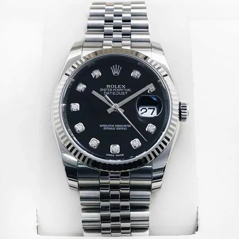 Rolex Datejust 36 116234 36mm Stainless steel Black