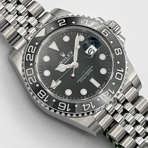 Rolex GMT-Master II 126710GRNR 40mm Stainless steel Black