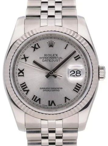 Rolex Datejust 36 116234 36mm Stainless steel Silver