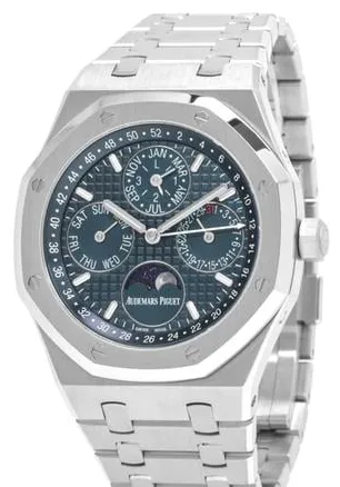 Audemars Piguet Royal Oak Perpetual Calendar 26574ST.OO.1220ST.02 41.5mm Stainless steel Blue