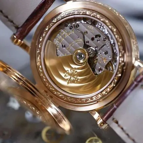 Patek Philippe Perpetual Calendar 5160R Rose gold Silver 2