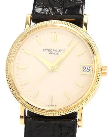 Patek Philippe Calatrava 3802/200 Yellow gold White