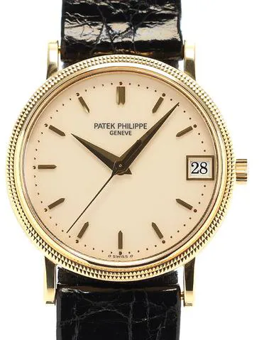 Patek Philippe Calatrava 3802/200 Yellow gold White 1