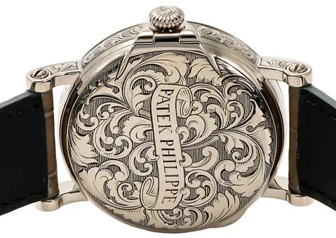 Patek Philippe Perpetual Calendar 5160/500G-001 38mm White gold Silver 4