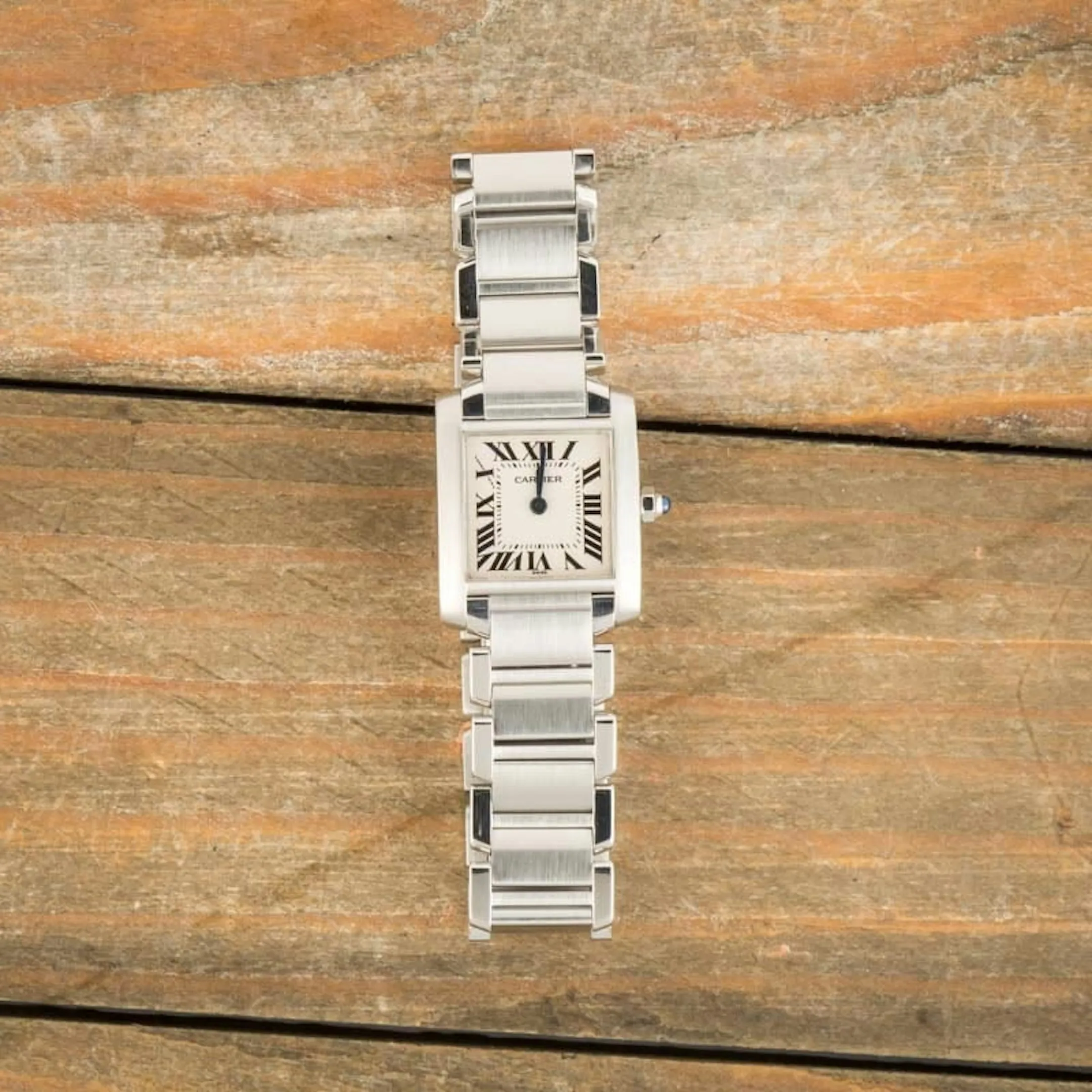 Cartier Tank W51008Q3 20mm Stainless steel Silver