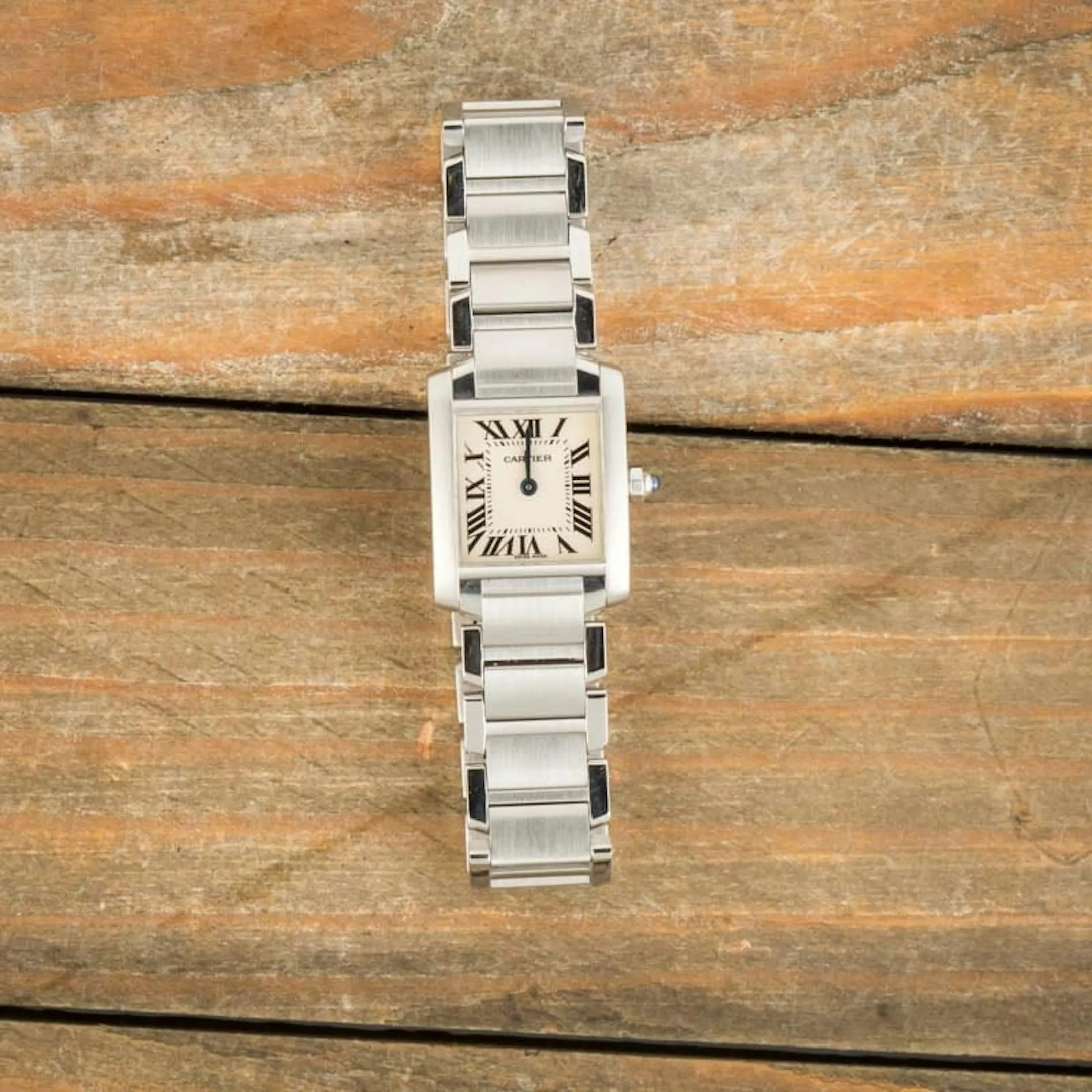 Cartier Tank W51008Q3 20mm Stainless steel Silver