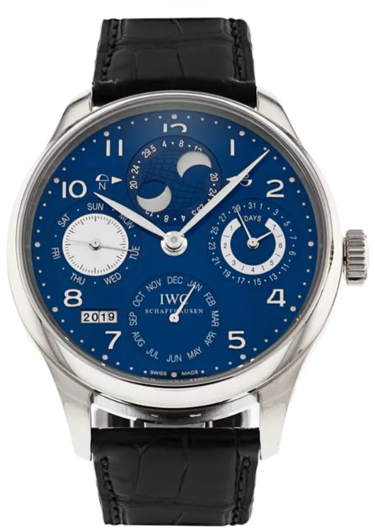 IWC Portugieser IW503203 44mm White gold Blue